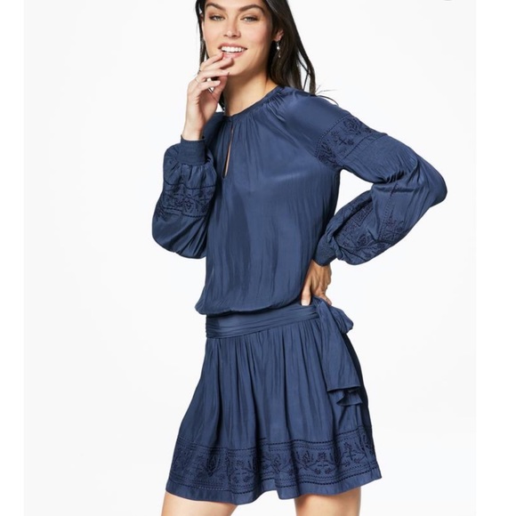 Ramy Brook Dresses & Skirts - Ramy Brook Mia Mini Dress in Navy Blue SZ 12